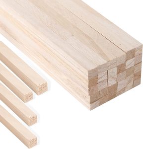 Square Unfinished Wood Dowel Rods Hardwood Square Sticks for DIY Projects