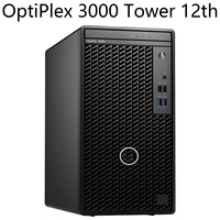 Ordinateur de bureau OptiPlex 3000 Tower Barebone, 12e génération, propre, sans rayures, grade A, testé, fonctionnel