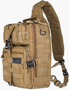 Sac à bandoulière tactique multifonctionnel pour hommes avec sac à bandoulière MOLLE EDC pour l'extérieur/voyage - Product Image 1