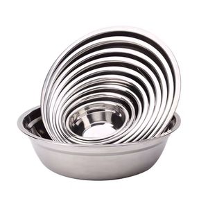 SFB41 721 Bol à riz en acier inoxydable écologique pour cuisine, grande cuve en métal, diverses tailles, classique - Product Image 1