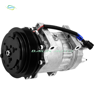 Sanden 4815 Auto AC Compresseur OE 3628699C1 2602121C91 3547916C1 3615169C2 3628700C3 Pour <span class=keywords><strong>Ford</strong></span> <span class=keywords><strong>F650</strong></span> F750 2002 - 2007 - Product Image 1