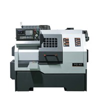 Máquina de torno CNC horizontal Función de fresado opcional Máquina de corte y torneado CNC de riel de guía lineal de 0,01mm con control GSK