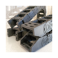 Chaîne de traînée de vente directe d'usine chaîne de traînée robuste en plastique d'acier 10x15 15x45 transporteur de fil électrique avec certificat CE