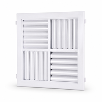 Diffuseur multivent MV35 moderne en plastique, anti-corrosion, à faible bruit de vent, installation facile pour conduits d'air de centres commerciaux et entrepôts