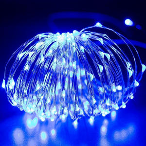 Guirnalda de Luces LED con Cable de Cobre, IP44 Impermeable, Decoración para Patio de Pascua, Luces Decorativas para Festivales, Control Remoto, <span class=keywords><strong>Luz</strong></span> Solar - Product Image 6