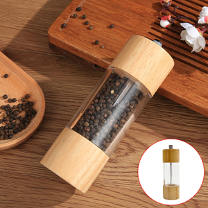 Regolabile in ceramica legno acrilico Mill Set portatile manuale macina sale pepe per la casa cucina <span class=keywords><strong>ristorante</strong></span> uso mulini in scatola - Product Image 3