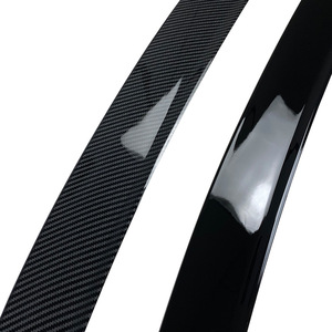 Mercedes-Benz GLC X253 Rear Trunk Spoiler <b>Wing</b> Piano <b>Black</b> Carbon Fiber Texture ABS Material - Product Image 5