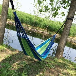 Impresión personalizada viaje <span class=keywords><strong>playa</strong></span> Camping portátil individual doble colgante paracaídas <span class=keywords><strong>hamaca</strong></span> - Product Image 2