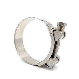 Abrazadera de tubo de un solo perno roubusto de acero不可氧化的para trabajo pesado - Product Image 6