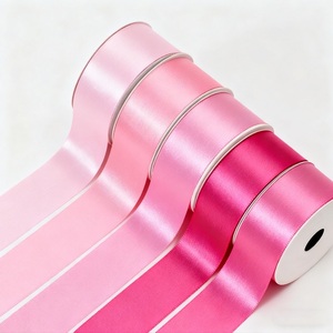 Ribbon 1 1/2Inch 38Mm Chiều Rộng Polyester Màu Rắn Màu Hồng Đôi Mặt Satin Ribbon 100 Yards Mỗi Cuộn - Product Image 6