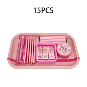 Posacenere in Latta, Plastica e Silicone con Porta Grinder per Sigarette, Stile Europeo Rettangolare per Set di Accendini - Product Image 6