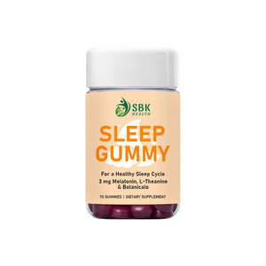 Gummies de sommeil les plus vendues avec des glucides totaux pour vous aider à vous endormir plus rapidement et à vous réveiller rafraîchi – Saveur mûre - Product Image 1