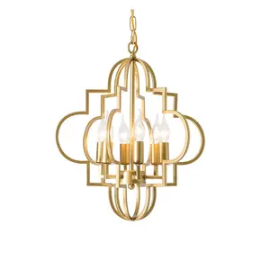 Новая Золотая маленькая люстра в американском стиле в стиле кантри, для спальни, столовой, креативные светильники для домашнего декора, прикроватная лампа с блеском