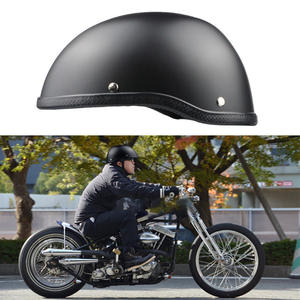 Nouveau casque rétro pour moto Harley, casque Prince à visière ouverte, demi-casque avec ABS et visière, emballé - Product Image 5