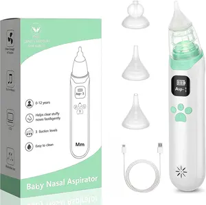 Aspirador Nasal Eléctrico KA1001 para Bebés de 0 a 12 Años, Limpiador Nasal Especializado con Luz de Siete Colores y Canción de Cuna - Product Image 1
