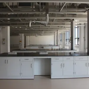 Mesa de trabalho em aço inoxidável para laboratório de química de móveis escolares de alta qualidade