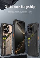 Smartphone robuste et étanche Android 14 3G 4G avec double SIM, 6,8 pouces, 7600 mAh, 8+128 Go, Android 14, 2025