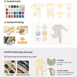 Ibaifei bambou Ropa Para <span class=keywords><strong>Bebe</strong></span> barboteuses en gros bébé garçon et filles <span class=keywords><strong>Bebe</strong></span> Mamelucos marque personnalisée doux respirant Spandex été - Product Image 6