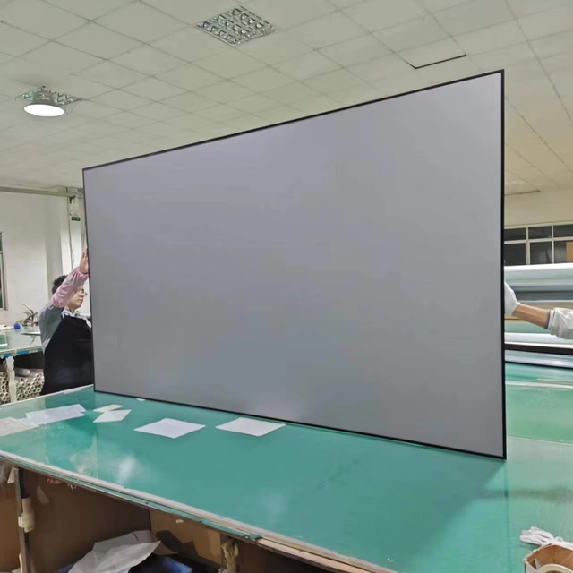 64 92 100 120 135 Inch 16:9 HD 4K Fixed Frame Screen ALR Projection Screen for ultra Short Throw Projector Screens Home Cinema