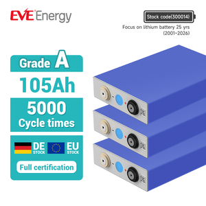 EVE LF105 Lithium Ion Solar Battery <b>Foldable</b> Lithium Scooter Lithium-polymer Batteries 120ah - Product Image 1