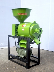 Moulin électrique Commercial à quatre moulins pour aliments secs, piment, poivre <span class=keywords><strong>noir</strong></span>, riz, blé, maïs, Grain, maïs - Product Image 4