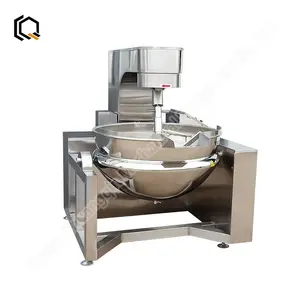 Otomatik karıştırın kızartma makinesi gaz ceketli su ısıtıcısı elektrikli mikser devirme pişirme 200 litre dövme pirinç tencere cokware
