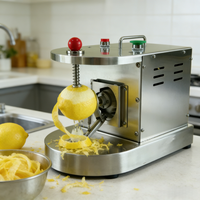 Commerciële elektrische volautomatische schilmachine voor kiwi's, appels, sinaasappels, citroenen, limoenen, mango's en andere citrusvruchten
