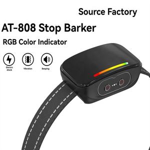 USMILE OEM y ODM <span class=keywords><strong>Multi</strong></span> colores AI Smart 3 en 1 Funciones actualización de pantalla de luz de Color CARGA AUTOMÁTICA perro dejar de ladrar <span class=keywords><strong>Collar</strong></span> - Product Image 2