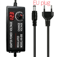 Adaptor Daya Universal Colokan EU 3-24V 3A 9-24V 3A Tegangan Output Stabil untuk Sistem Keamanan Kamera CCTV Grosir Terpercaya