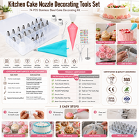Kit de Décoration de Gâteaux Personnalisé avec Logo, Outils de Pâtisserie en Gros, Embouts de Glaçage OEM ODM, Kit de Cuisson