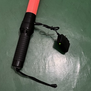 高品質ポータブル安全信号スティック赤色LEDフラッシュワンドセキュリティ警告バトンライト - Product Image 4