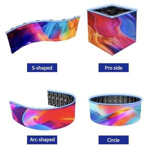 Penjualan laris layar <span class=keywords><strong>Display</strong></span> vertikal lembut melengkung <span class=keywords><strong>Led</strong></span> HD warna penuh P3.91 dinding Video - Product Image 2