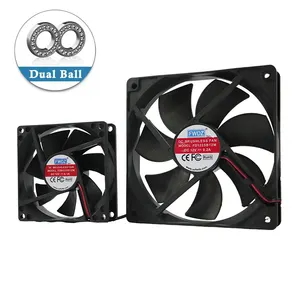 High Speed Cooling 12V DC Fan 1A Cooling Fan 120x120x25/80x80x25mm With Drive DC 12V 1A Server DC Axial Cooler