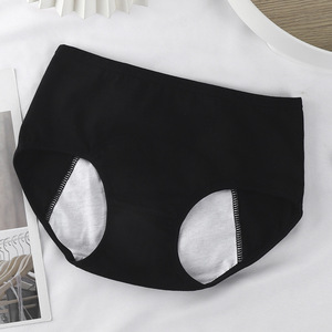 Mutandine mestruali a prova di perdite all'ingrosso pantaloni fisiologici intimo <span class=keywords><strong>donna</strong></span> periodo <span class=keywords><strong>cotone</strong></span> <span class=keywords><strong>impermeabile</strong></span> slip taglie forti - Product Image 4