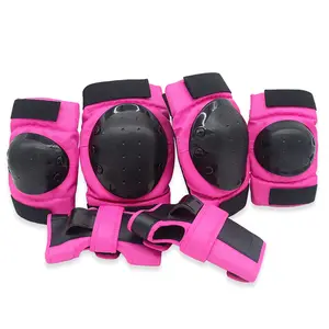 FSPG Capacete Infantil Cotoveleiras Conjunto de joelheiras protetor de pulso Skate Conjuntos de equipamentos de proteção para Rolo Ciclismo