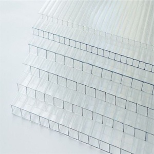 Feuille cellulaire creuse de PC de <span class=keywords><strong>polycarbonate</strong></span> multi de mur de cristal vert clair en bronze léger <span class=keywords><strong>pour</strong></span> la <span class=keywords><strong>serre</strong></span> chaude - Product Image 3