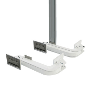 Bus Door Hinges Double Damper Track Wooden Cabinet Doors Cold-Rolled Aluminum Alloy Steel Door Mount - Product Image 3