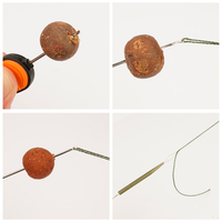 Ensemble d'aiguilles à appâter pour carpes HIRISI BT65, 5 pièces, aiguilles à bouillettes multicolores, outil d'appâtage pour la pêche à la carpe, accessoires pour la pêche à la carpe