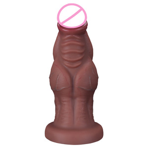 Dildo de Silicone Líquido Realista Gigante Extra Grande, Macio e Confortável, Ferramenta de Massagem para Uso Anal, Dispositivo de Dilatação Muscular - Product Image 2