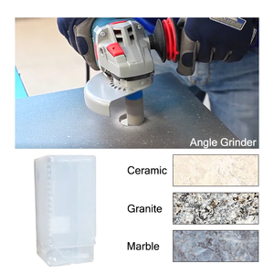 Jingdeyi — mèches diamant sous vide pour meuleuse d'angle, filetage M14, 10-25mm, diamant, fraisage pour marbre, granit, carreaux céramique, meuleuse d'angle, Kits d'outils de fraisage - Product Image 6