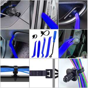 Kit de clips de fixation pour pare-chocs en nylon, 24 tailles 835 pièces, rivets en plastique avec attaches Rem - Product Image 4