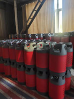 Nouveau type 2022 bouteille de gaz gpl en fibre de verre de polyéthylène haute densité en matériau composite portable