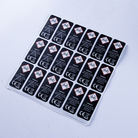 Etiquette autocollante braille d'avertissement personnalisée en vinyle imperméable pour clavier autocollants braille