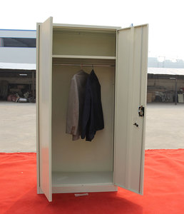Armoire de classement métallique moderne à deux portes, casiers en acier pour dossiers, rangement de documents, armoires en fer pour bureau, école, hôpital - Product Image 5