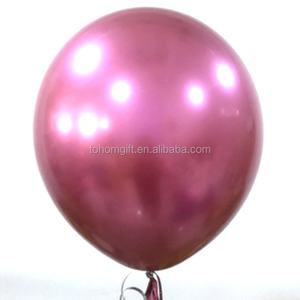 Ballons en latex chromé en métal perlé gonflables de 12 pouces pour la décoration de fête et de mariage - Product Image 6