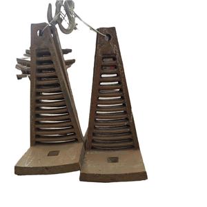 Çimento cevheri madenciliği döküm için bilyalı değirmen yedek parçaları için taşlama diski Liner bölme plakası SİLİNDİR GÖMLEĞİ uç kapak astarı - Product Image 3