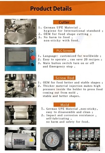 Machine automatique de fabrication de Kibbeh, Kubba, Kuba, <span class=keywords><strong>Croquette</strong></span> et Coxinha de qualité supérieure - Product Image 5