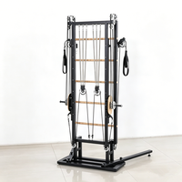 Suministro Directo de Fábrica: Unidad de Pared para Pilates con Plataforma y Colchoneta, Torre de Poleas para Gimnasios, Clubes y Estudios de Yoga