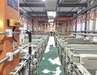 Baril de support automatique et lignes de placage de bobine à bobine pour la ligne de production de placage de cuivre, zinc, nickel et chrome