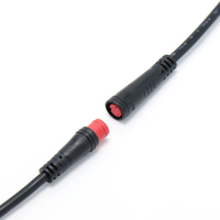 Connecteur de câble adaptateur étanche IP65 en cuivre circulaire femelle mâle M6 M7 M8 2/3/4/5/6 broches 12V 1.5A pour scooter vélo électrique